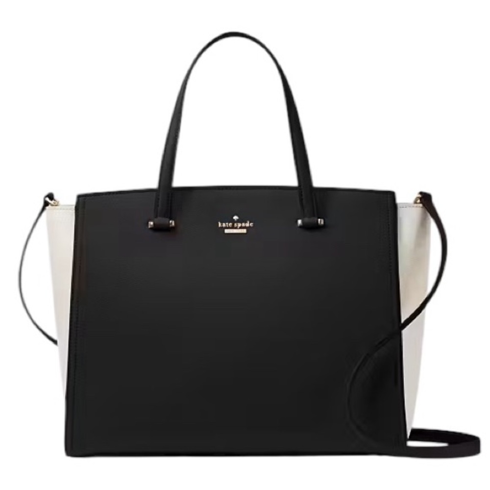 Kate Spade Patterson Drive Geraldine Tote in Black & White